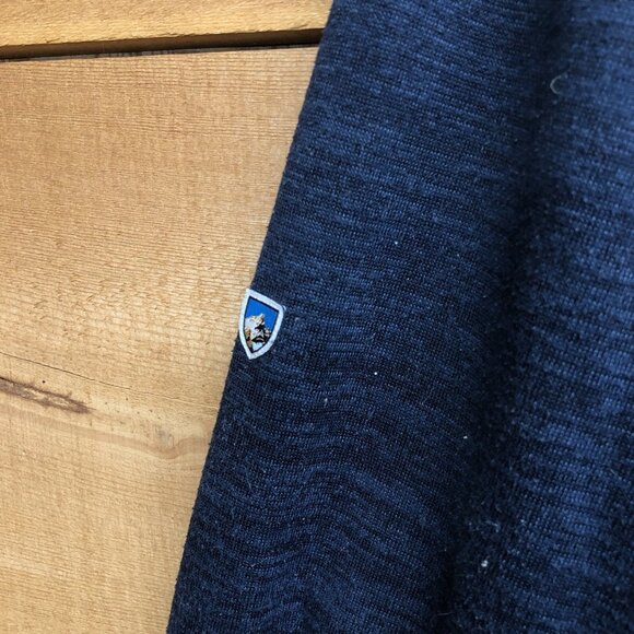 KUHL Ryzer 1/4 Zip Long Sleeve Pullover Mens Size 2XL Midnight Outdoors Hiking - Picture 10 of 10